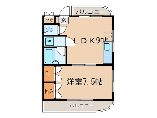 マツイチサンパレスＮＯ６の物件間取画像